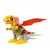 DRAGAO C/ENGRENAGEM SOM LUZ E MOV.32CM 0169