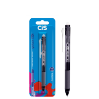 CANETA APAGAVEL 0.7 RETRATIL GELIX PTA C/10 57947