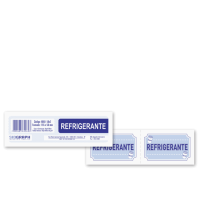 IMPR.FICHA REFRIGERANTE 50X2 VIAS 155X50 C/10 4060
