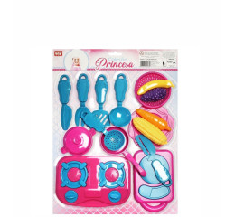 KIT COZINHA COMPLETO PRINCESA C/16PÇS XIS0483