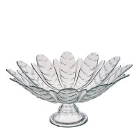 CENTRO DE MESA FOLHAS TRANSP.38X19 C/PE 1500